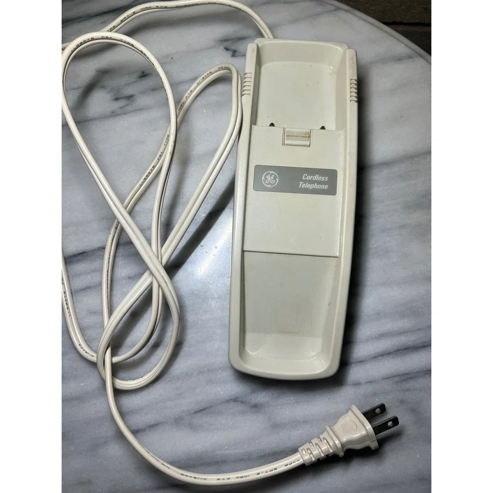 GE Cordless Telephone Base Model 5 S 2314 Recharge Cable Power Source BASE ONLY